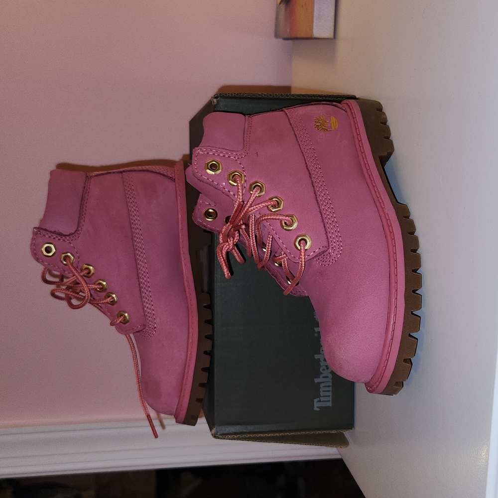 Pink toddler tims